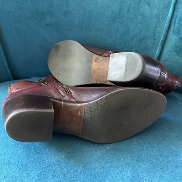 Salamander riveted Brown leather boots size 38EU - Picture 6 of 7